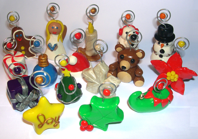 Christmas place card holders