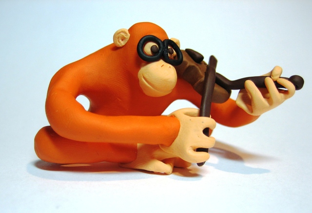 violin monkey